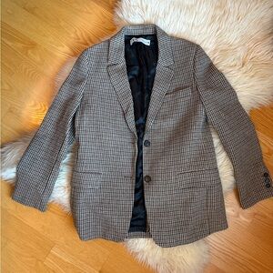Zara Classic Houndstooth Blazer